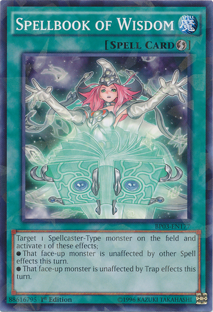 Spellbook of Wisdom (Shatterfoil) [BP03-EN177] Common | Gam3 Escape