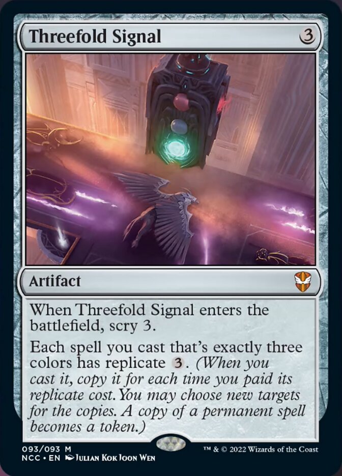 Threefold Signal [Streets of New Capenna Commander] | Gam3 Escape