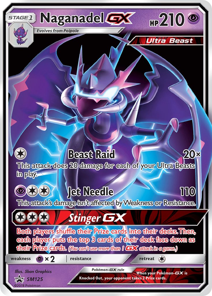 Naganadel GX (SM125) [Sun & Moon: Black Star Promos] | Gam3 Escape