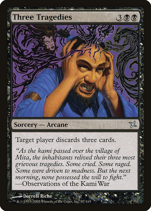 Three Tragedies [Betrayers of Kamigawa] | Gam3 Escape