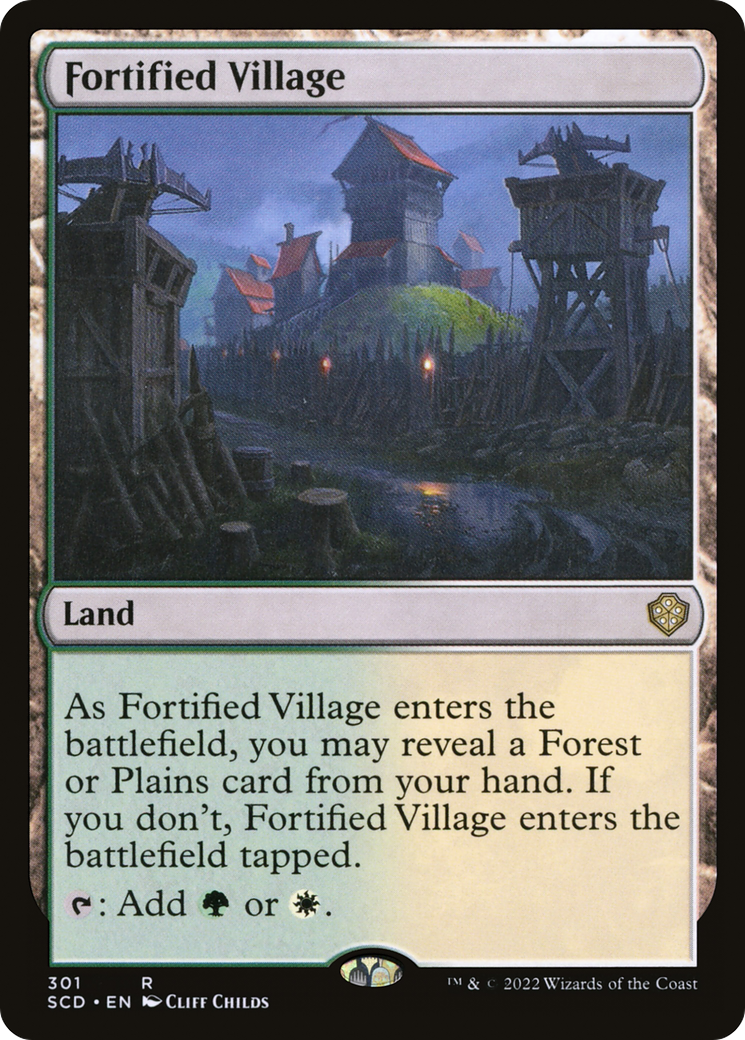 Fortified Village [Starter Commander Decks] | Gam3 Escape