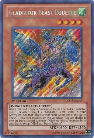 Gladiator Beast Equeste [LCGX-EN251] Secret Rare | Gam3 Escape