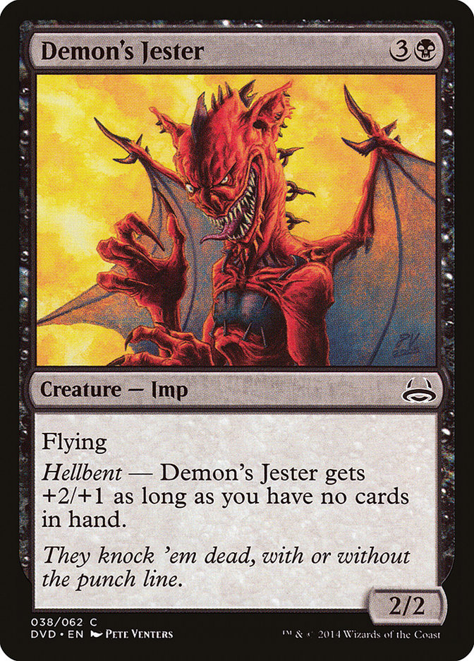 Demon's Jester (Divine vs. Demonic) [Duel Decks Anthology] | Gam3 Escape