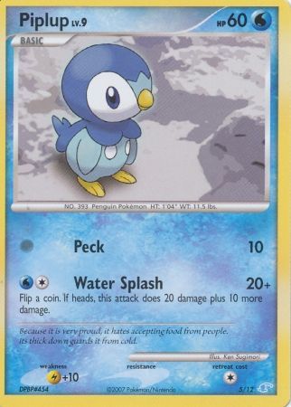 Piplup (5/12) [Diamond & Pearl: Trainer Kit - Manaphy] | Gam3 Escape