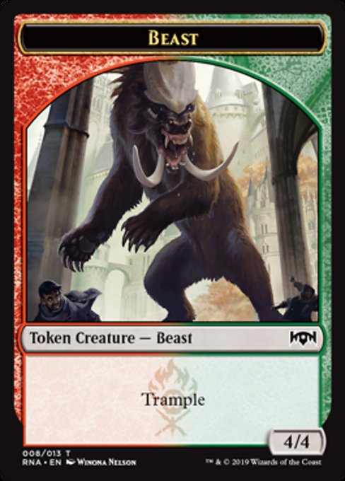 Beast [Ravnica Allegiance Tokens] | Gam3 Escape