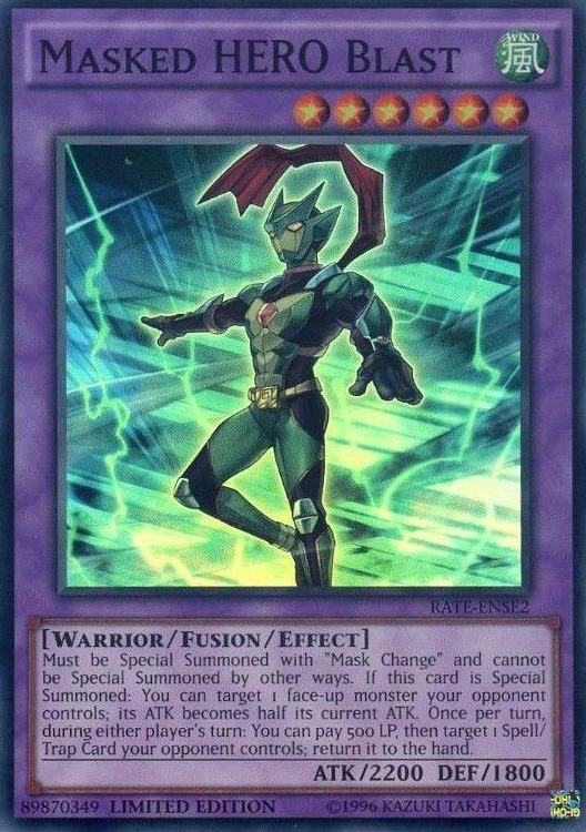 Masked HERO Blast [RATE-ENSE2] Super Rare | Gam3 Escape