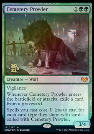 Cemetery Prowler [Innistrad: Crimson Vow Prerelease Promos] | Gam3 Escape