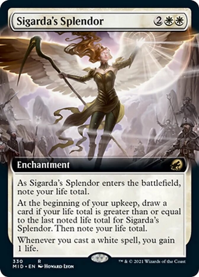 Sigarda's Splendor (Extended) [Innistrad: Midnight Hunt] | Gam3 Escape