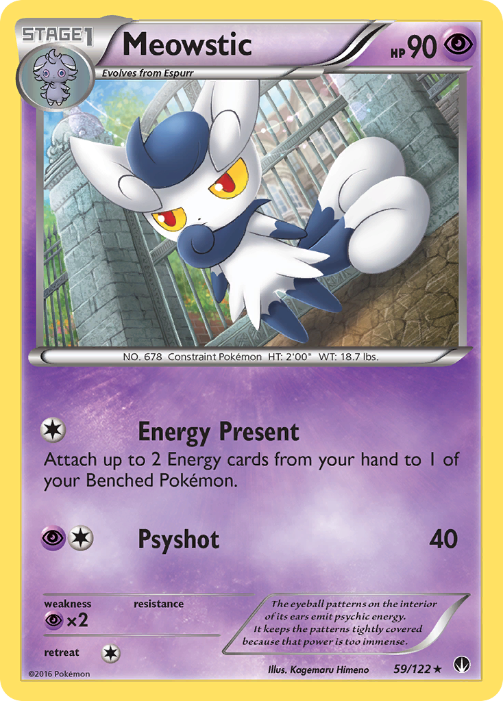 Meowstic (59/122) [XY: BREAKpoint] | Gam3 Escape