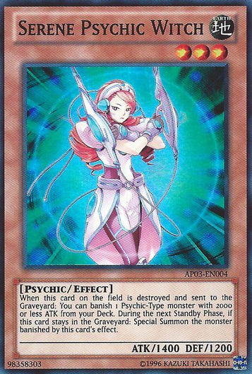 Serene Psychic Witch [AP03-EN004] Super Rare | Gam3 Escape