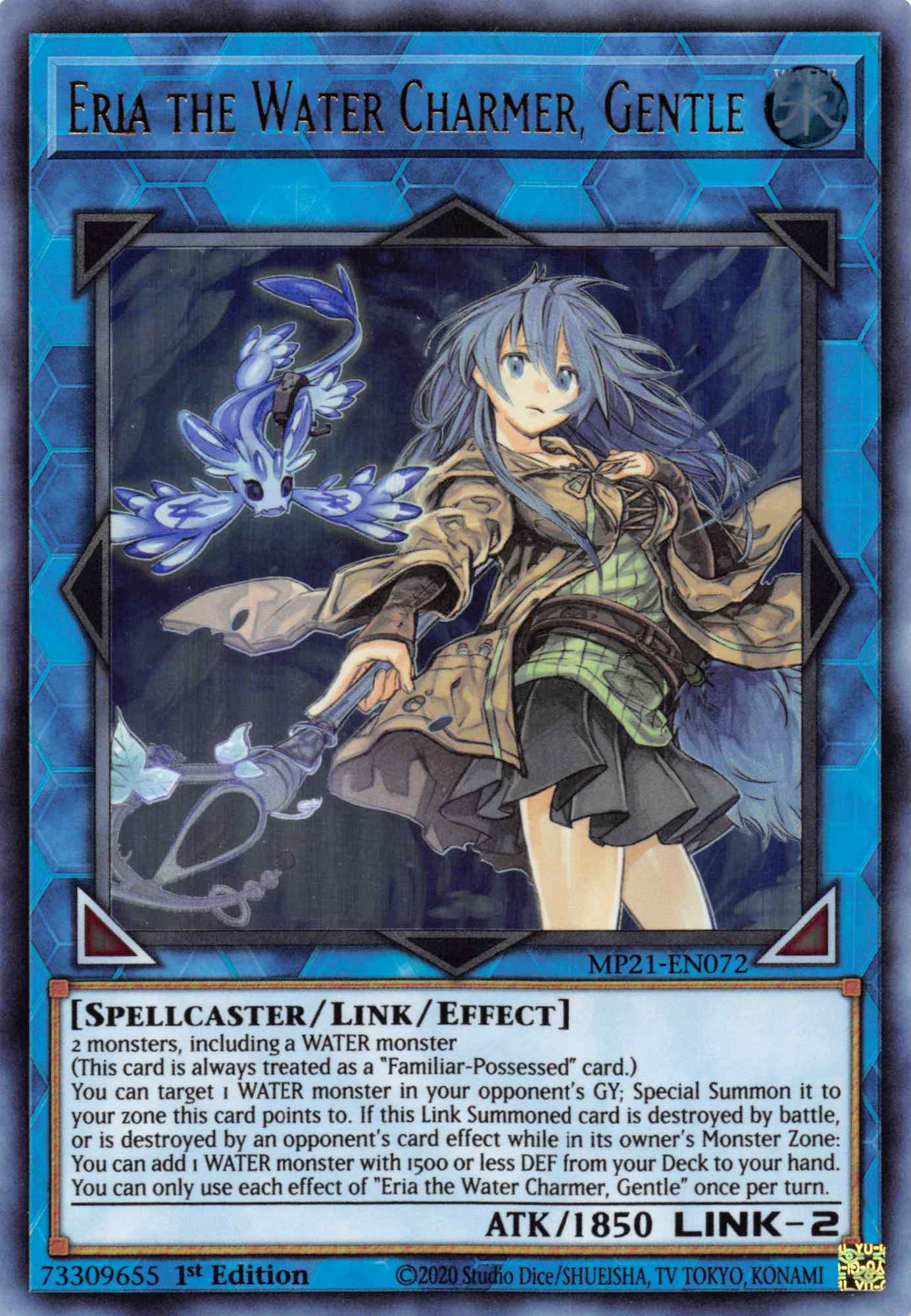 Eria the Water Charmer, Gentle [MP21-EN072] Ultra Rare | Gam3 Escape