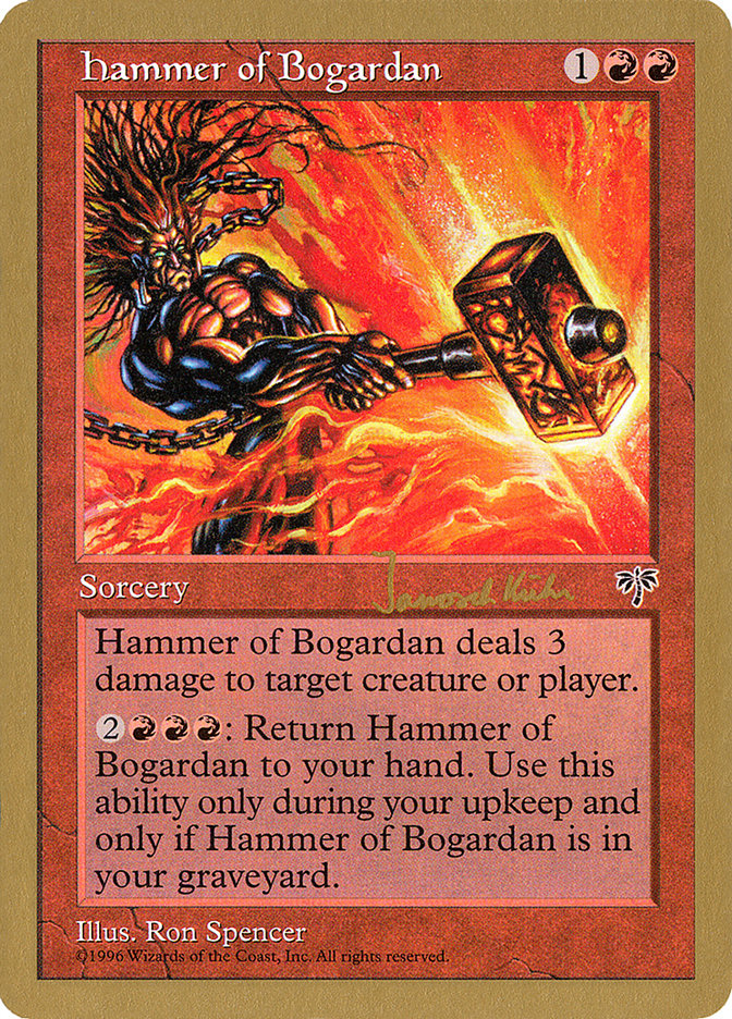 Hammer of Bogardan (Janosch Kuhn) [World Championship Decks 1997] | Gam3 Escape