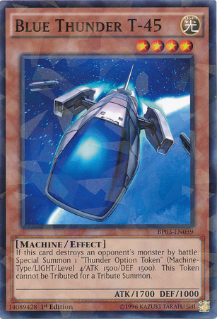 Blue Thunder T-45 [BP03-EN039] Shatterfoil Rare | Gam3 Escape