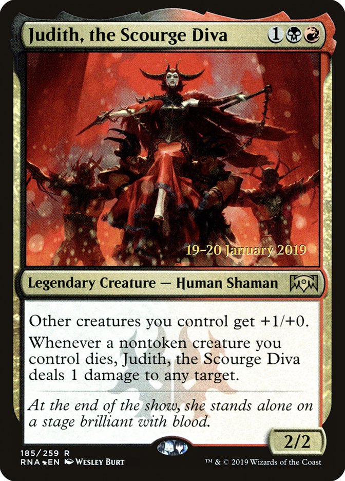 Judith, the Scourge Diva [Ravnica Allegiance Prerelease Promos] | Gam3 Escape