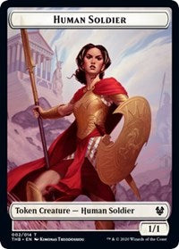 Human Soldier // Tentacle Double-sided Token [Theros Beyond Death Tokens] | Gam3 Escape
