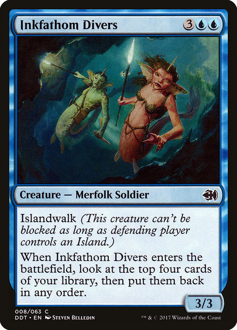 Inkfathom Divers [Duel Decks: Merfolk vs. Goblins] | Gam3 Escape