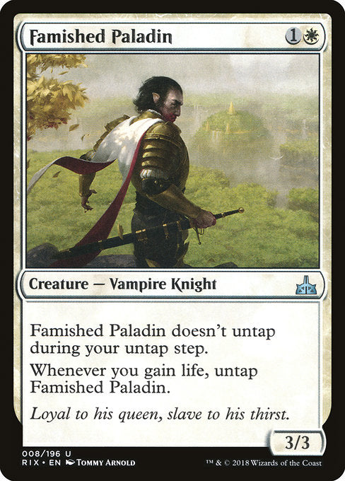 Famished Paladin [Rivals of Ixalan] | Gam3 Escape