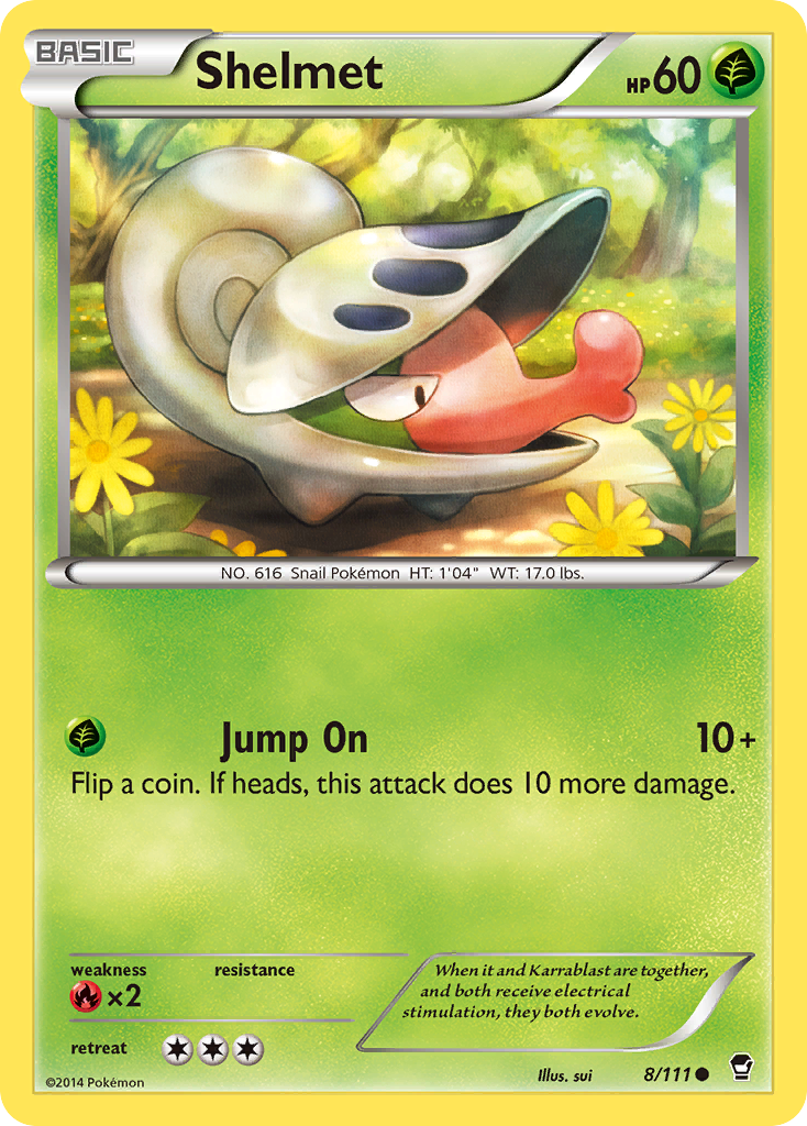 Shelmet (8/111) [XY: Furious Fists] | Gam3 Escape