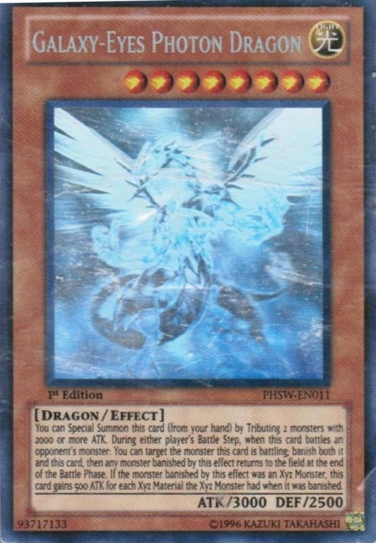 Galaxy-Eyes Photon Dragon [PHSW-EN011] Ghost Rare | Gam3 Escape