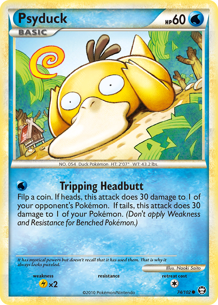 Psyduck (74/102) [HeartGold & SoulSilver: Triumphant] | Gam3 Escape