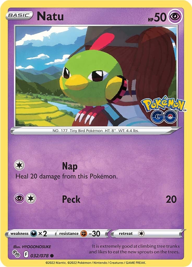 Natu (032/078) [Pokémon GO] | Gam3 Escape