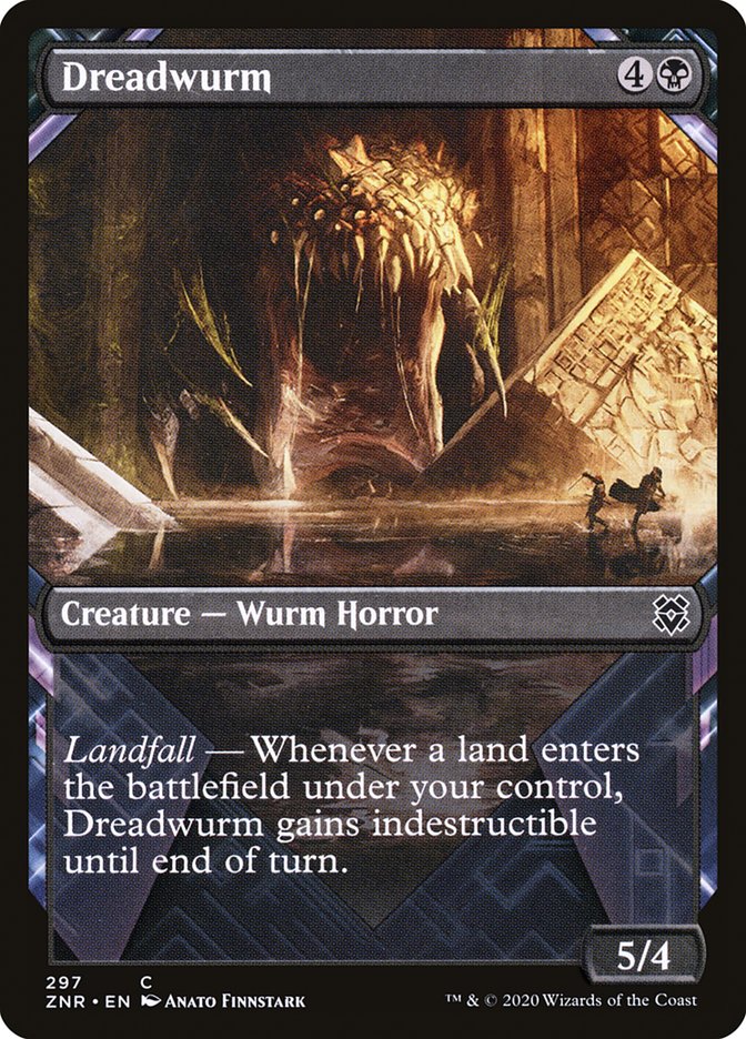 Dreadwurm (Showcase) [Zendikar Rising] | Gam3 Escape