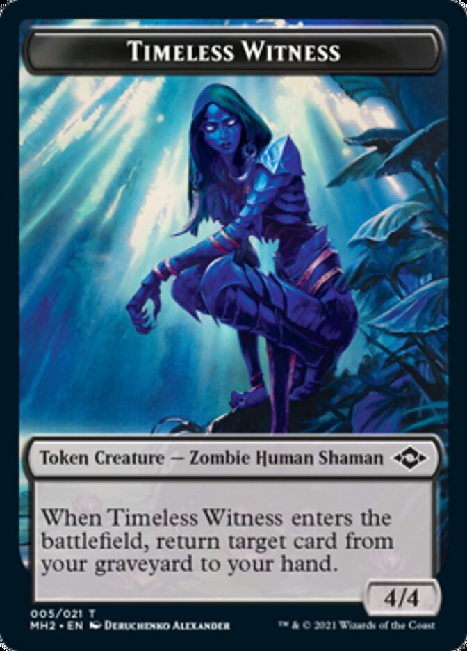 Timeless Witness Token [Modern Horizons 2 Tokens] | Gam3 Escape