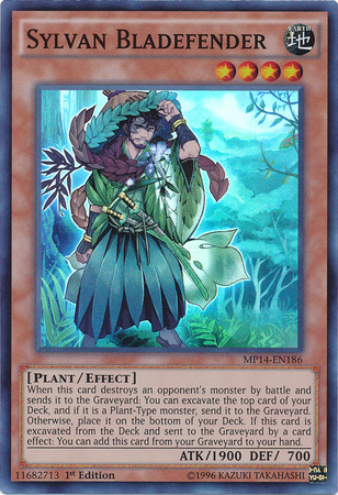 Sylvan Bladefender [MP14-EN186] Super Rare | Gam3 Escape