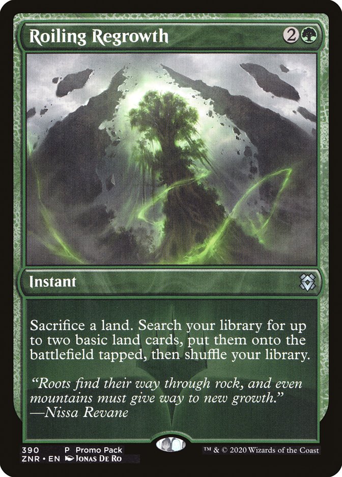 Roiling Regrowth (Promo Pack) [Zendikar Rising Promos] | Gam3 Escape