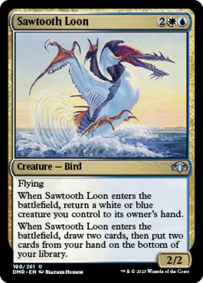 Sawtooth Loon [Dominaria Remastered] | Gam3 Escape