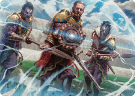 Argivian Phalanx Art Card [Dominaria United Art Series] | Gam3 Escape