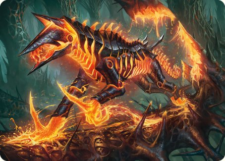 Kuldotha Cackler Art Card [Phyrexia: All Will Be One Art Series] | Gam3 Escape
