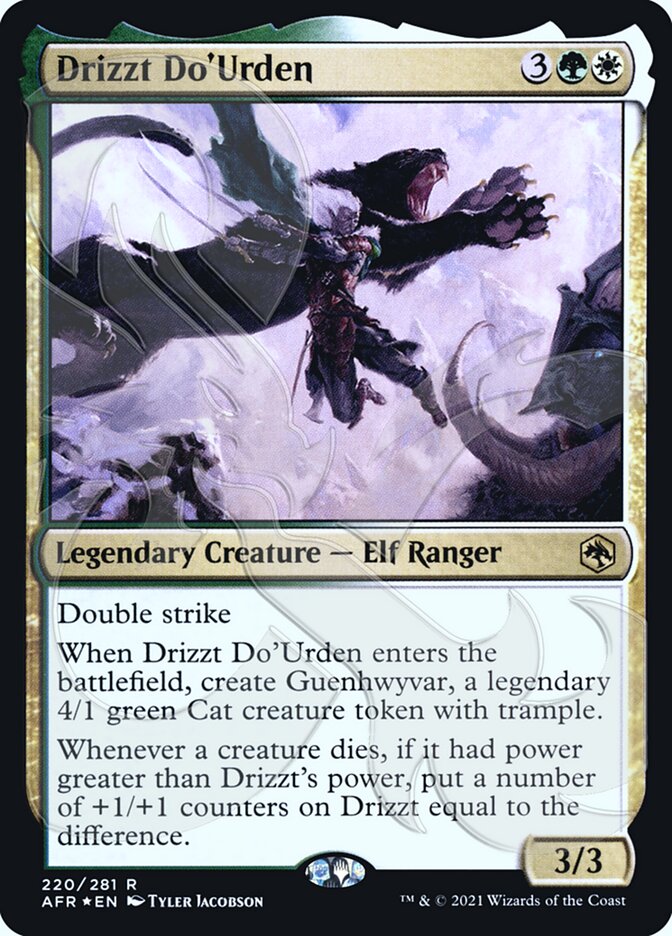 Drizzt Do'Urden (Ampersand Promo) [Dungeons & Dragons: Adventures in the Forgotten Realms Promos] | Gam3 Escape