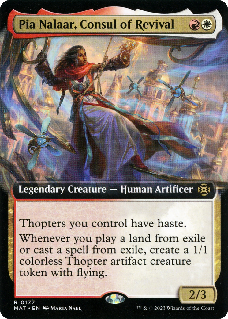 Pia Nalaar, Consul of Revival (Extended Art) [March of the Machine: The Aftermath] | Gam3 Escape