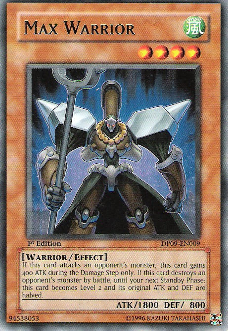 Max Warrior [DP09-EN009] Rare | Gam3 Escape