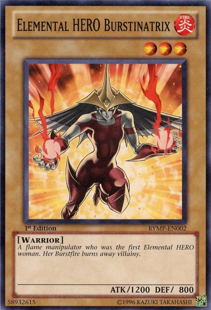 Elemental HERO Burstinatrix [RYMP-EN002] Common | Gam3 Escape