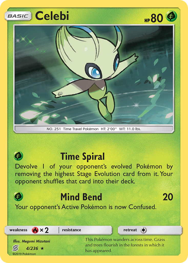 Celebi (4/236) [Sun & Moon: Unified Minds] | Gam3 Escape