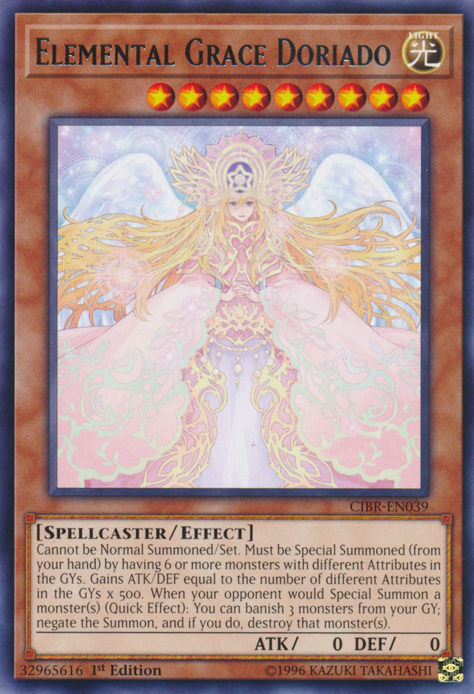 Elemental Grace Doriado [CIBR-EN039] Rare | Gam3 Escape