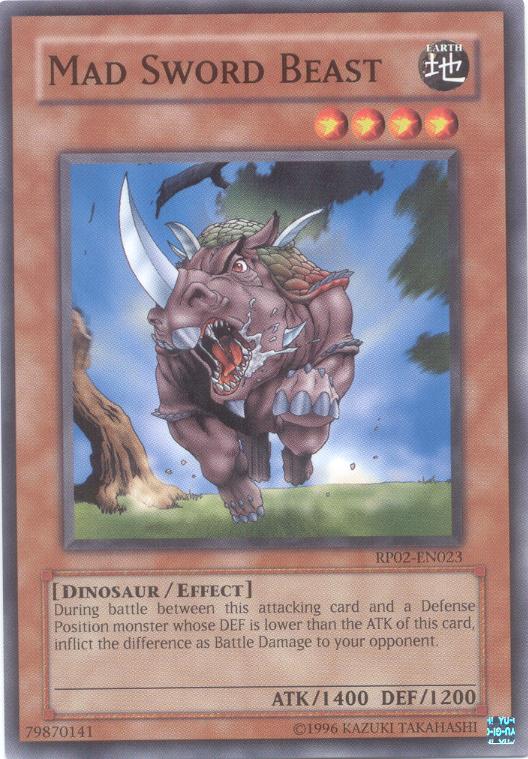 Mad Sword Beast [RP02-EN023] Common | Gam3 Escape