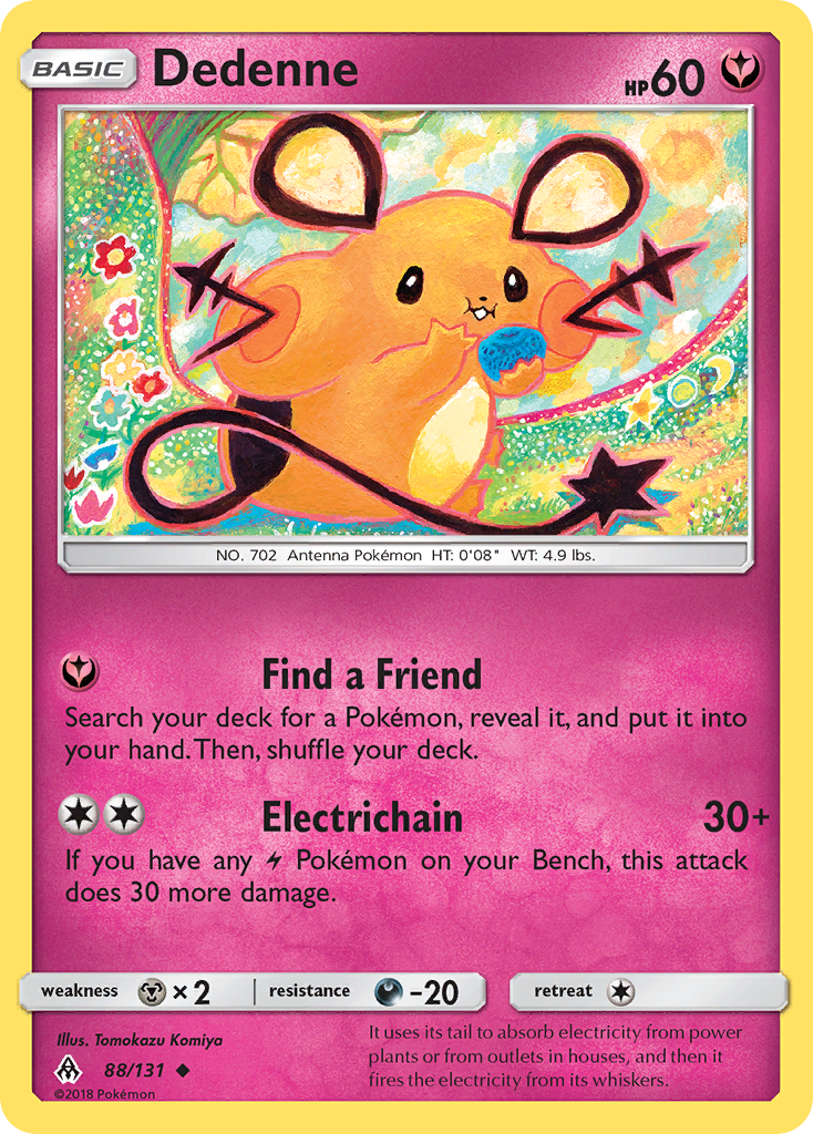 Dedenne (88/131) [Sun & Moon: Forbidden Light] | Gam3 Escape