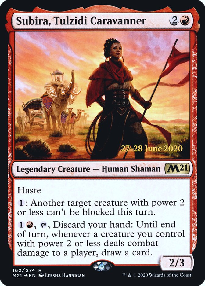 Subira, Tulzidi Caravanner  [Core Set 2021 Prerelease Promos] | Gam3 Escape