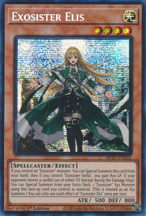 Exosister Elis [MP23-EN252] Prismatic Secret Rare | Gam3 Escape