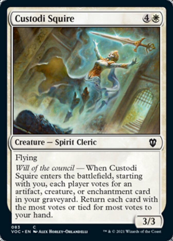 Custodi Squire [Innistrad: Crimson Vow Commander] | Gam3 Escape