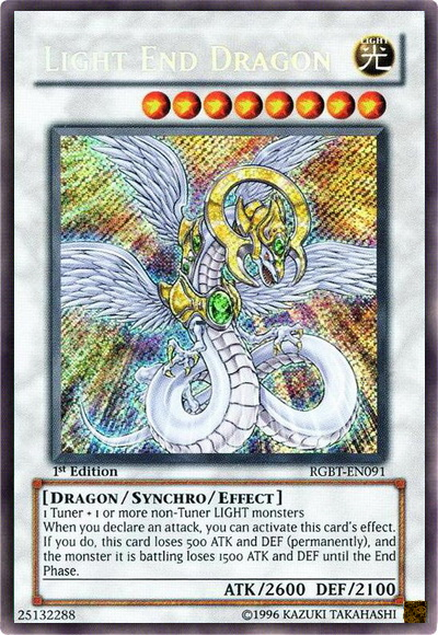 Light End Dragon [RGBT-EN091] Secret Rare | Gam3 Escape