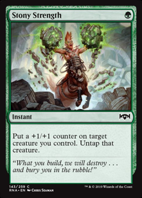 Stony Strength [Ravnica Allegiance] | Gam3 Escape