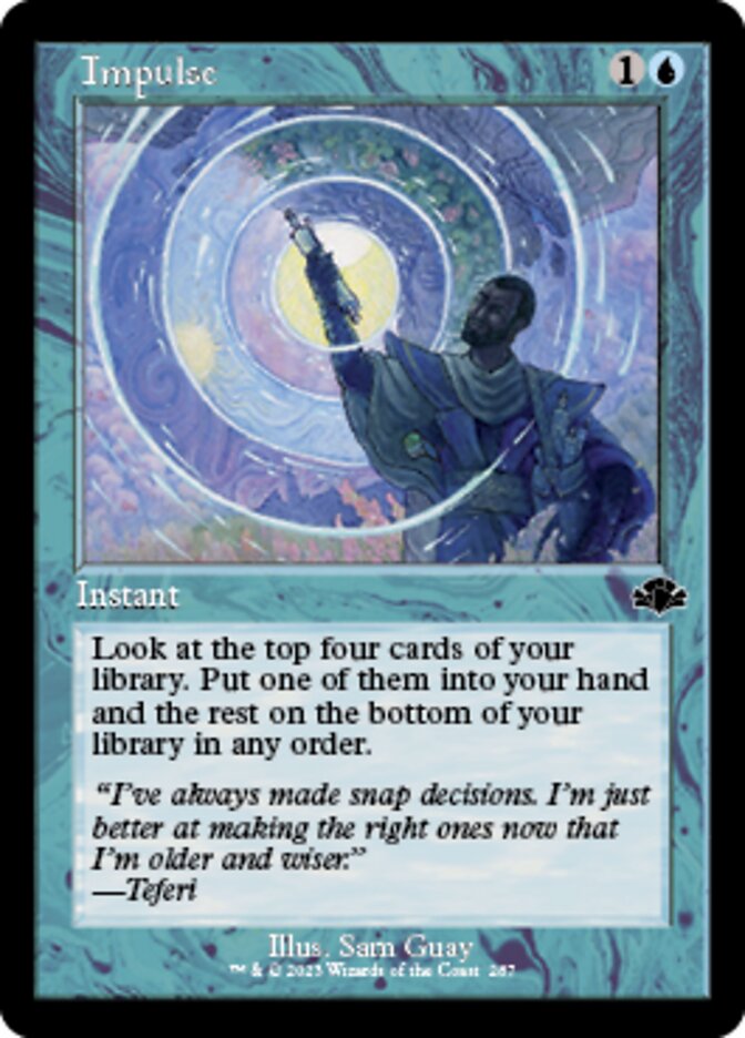 Impulse (Retro) [Dominaria Remastered] | Gam3 Escape