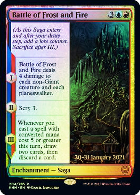 Battle of Frost and Fire [Kaldheim Prerelease Promos] | Gam3 Escape