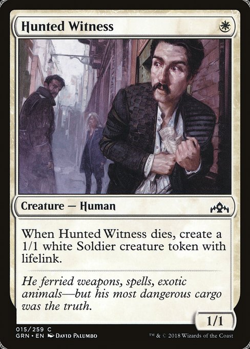 Hunted Witness [Guilds of Ravnica] | Gam3 Escape