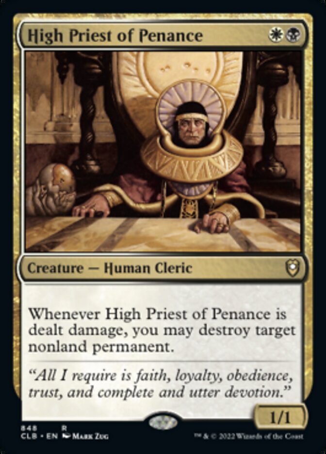 High Priest of Penance [Commander Legends: Battle for Baldur's Gate] | Gam3 Escape