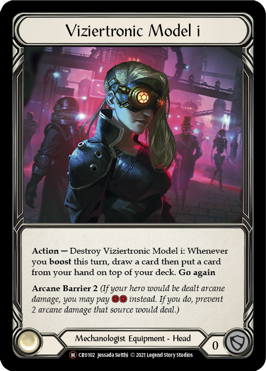 Viziertronic Model i (Rainbow Foil) [CRU102-RF] Unlimited Rainbow Foil | Gam3 Escape